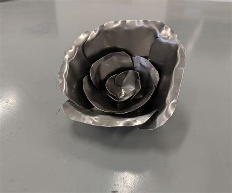 sheet metal flower tutorial